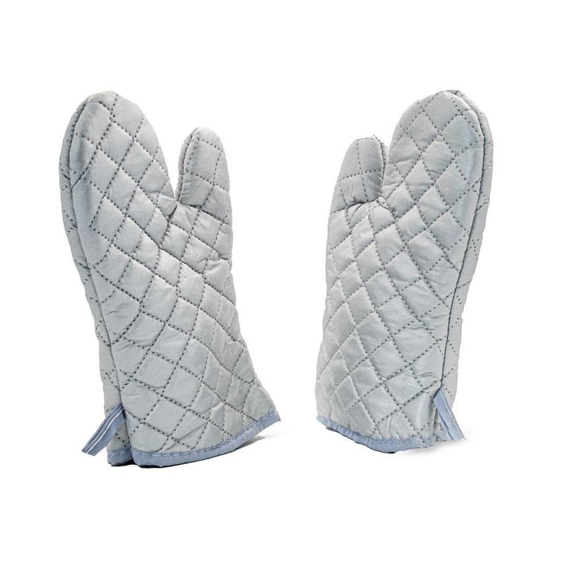 Găng Tay Chịu Nhiệt Trung Màu Bạc