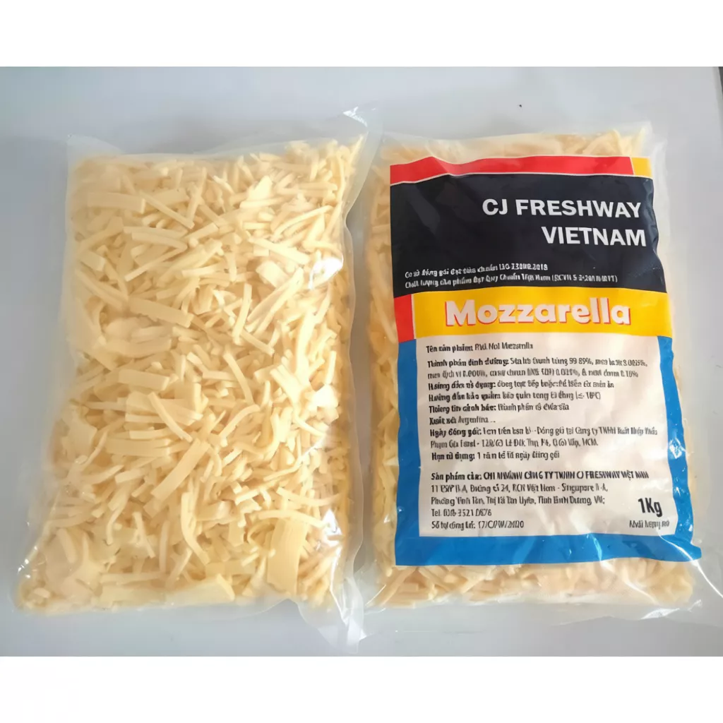 PHÔ MAI BÀO MOZZARELLA 1KG