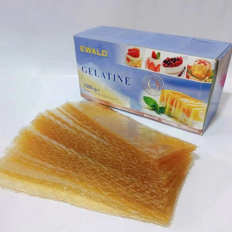 LÁ GELATIN EWALD ĐỨC, 10 LÁ